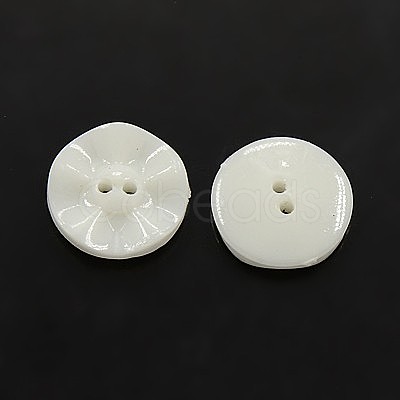 Acrylic Sewing Buttons BUTT-E073-C-01-1