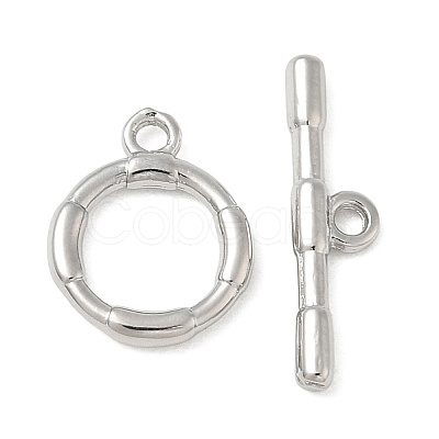 Brass Toggle Clasps KK-CBAFC6C-07D-P-1