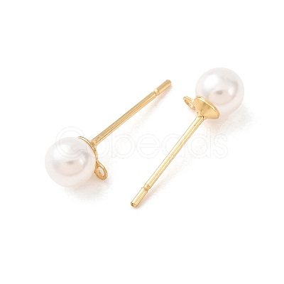 304 Stainless Steel Stud Earring Findings STAS-WH0029-02A-01-1