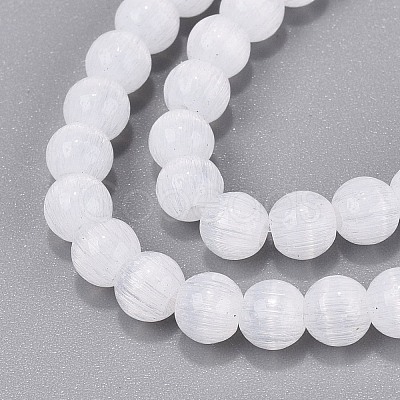 Glass Imitation Cat Eye Beads Strands GLAA-N074-03A-10-1