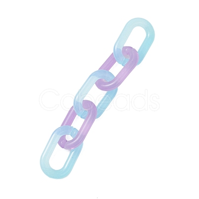 10Pcs Acrylic Handmade Cable Chains AJEW-JB01366-1