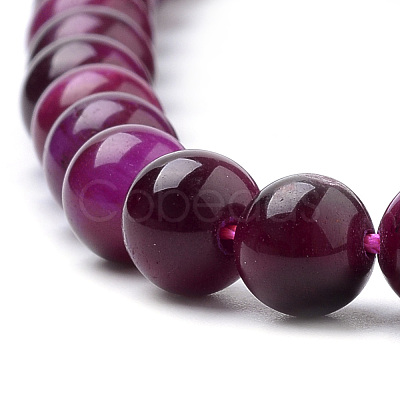 Natural Tiger Eye Beads Strands G-S259-03D-8mm-1