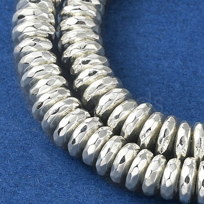 Electroplated Synthetic Non-Magnetic Hematite Beads Strands G-H020-E01-04-1