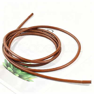 Round PU Leather Cord Tie Knot Belts for Dress DIY-WH20007-802B-04-1