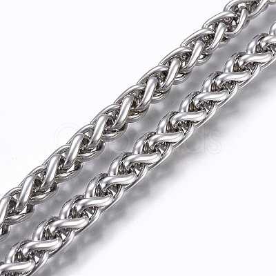 Tarnish Resistant 304 Stainless Steel Wheat Chains STAS-P219-05-A-1