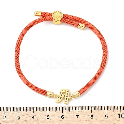 Adjustable Nylon Cord Bracelets BJEW-C096-01G-18-1