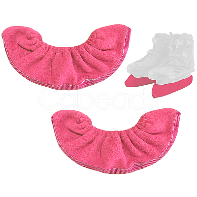 Velvet Ice Skate Guards AJEW-WH20022-85B-07-1