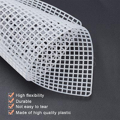 Resin Mesh Canvas Bag Sheets DIY-WH0260-18-1