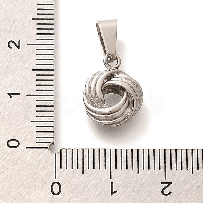 Anti-Tarnish 304 Stainless Steel Charms STAS-U035-26P-1