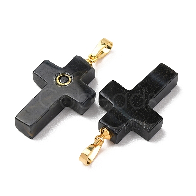 Natural Obsidian Pendants G-B180-01G-11-1