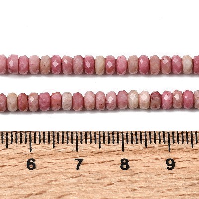 Natural Rhodonite Beads Strands X-G-G343-A01-2x4mm-1