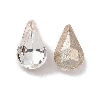 Glass Rhinestone Cabochons GGLA-P002-07A-01-1