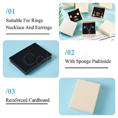 Rhombus Textured Cardboard Gift Storage Boxes CON-TAC0010-03A-03-1