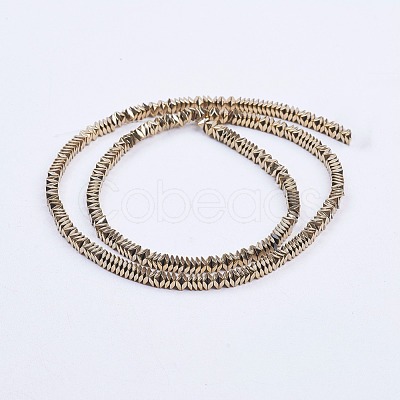 Electroplate Non-Magnetic Synthetic Hematite Strands G-F562-V03-1