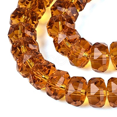 Transparent Glass Beads Strands GLAA-Q114-01A-A14-1