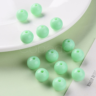 Opaque Acrylic Beads X-MACR-S370-C12mm-A05-1