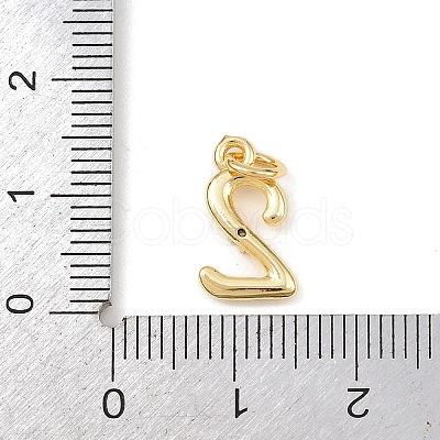 Brass Micro Pave Clear Cubic Zirconia Charms KK-P339-27G-02-1