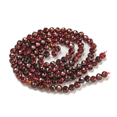 Natural Garnet Beads Strands X-G-I341-09C-1