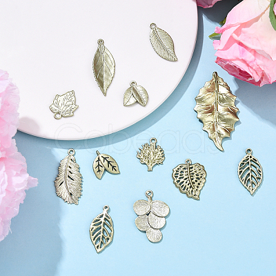 12Pcs 12 Styles Christmas Alloy Pendants FIND-YW0010-62-1