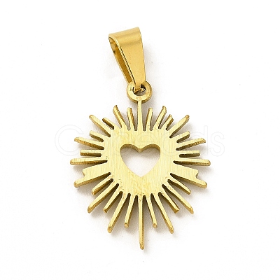 PVD Vacuum Plating 304 Stainless Steel Pendants X-STAS-A073-05G-1
