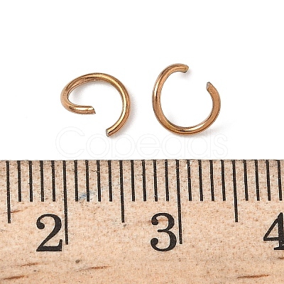 304 Stainless Steel Open Jump Rings STAS-Z150-01C-RG-1