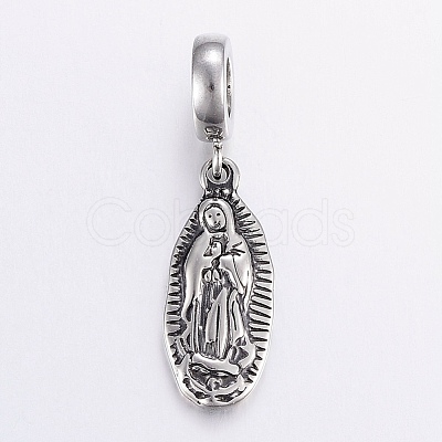 304 Stainless Steel European Dangle Charms STAS-H446-01AS-1