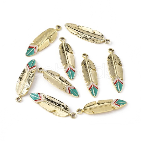 Alloy Enamel Pendants FIND-WH0110-194G-1