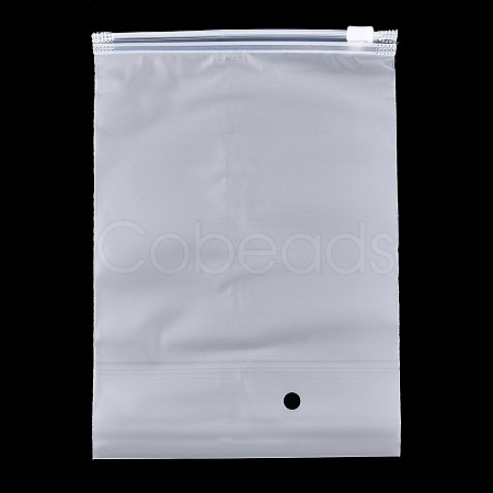 Frosted PE Jewelry Zip Lock Storage Bags ABAG-T010-01A-1