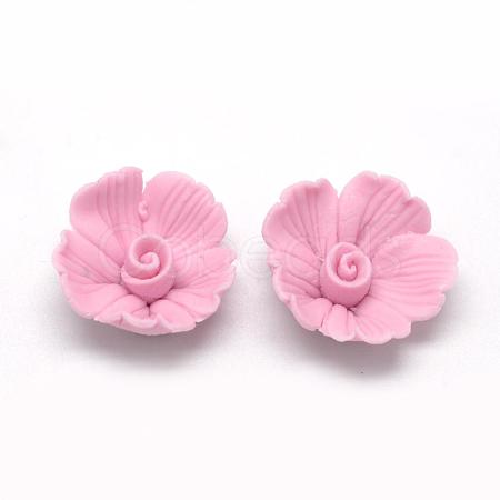 Handmade Porcelain Cabochons PORC-S1008-34D-1