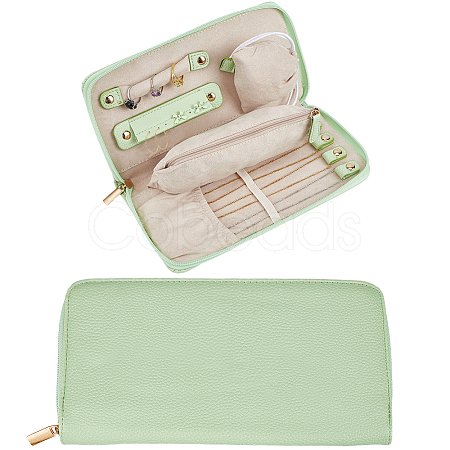 PU Leather Jewelry Zipper Bags ABAG-WH20001-41A-1