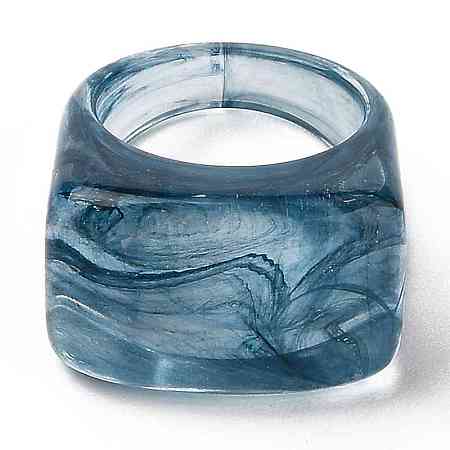 Resin Finger Rings RJEW-Z007-01C-1