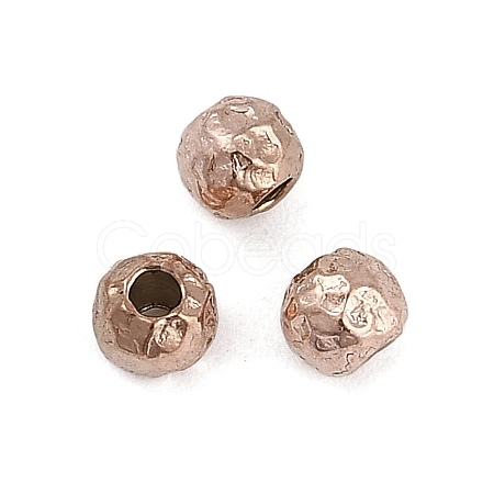 Textured 316 Surgical Stainless Steel Beads STAS-M106-01B-RG-1