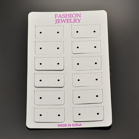 Rectangle Plastic Display Cards TOOL-F002-10-1