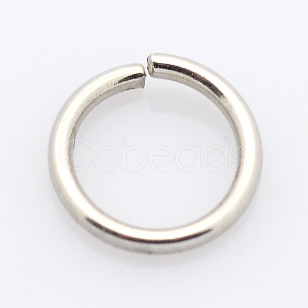 Non-Tarnish 304 Stainless Steel Open Jump Rings STAS-E067-05-8mm-1