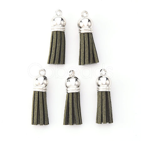 Faux Suede Tassel Pendant Decorations X-FIND-R095-031P-1