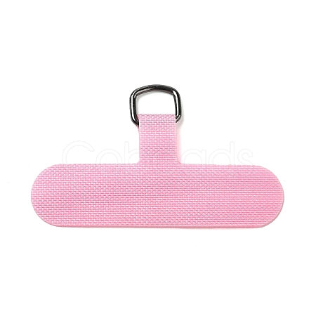 Cloth Mobile Phone Lanyard Patch AJEW-F061-01D-1