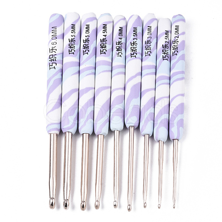 Aluminum Diverse Size Crochet Hooks Set TOOL-S015-015-1