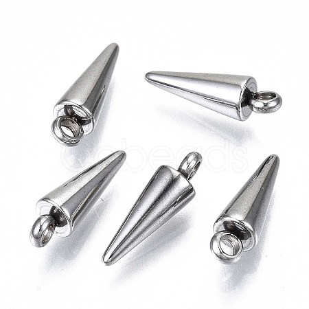 Non-Tarnish 201 Stainless Steel Pendants X-STAS-S117-002A-01-1