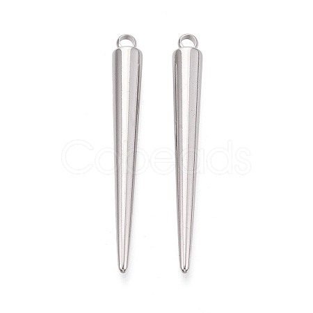304 Stainless Steel Pendants STAS-T075-22E-P-1