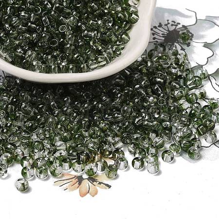 Transparent Colours Glass Round Beads SEED-F006-05A-07-1