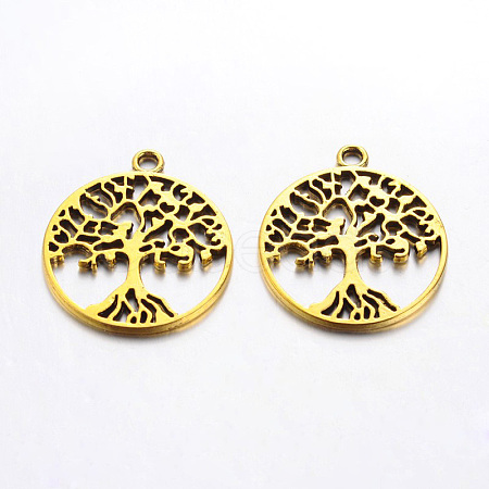 Tibetan Style Alloy Pendants LS-TIBEP-5347-AG-LF-1