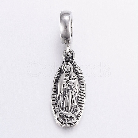 304 Stainless Steel European Dangle Charms STAS-H446-01AS-1
