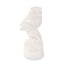 Natural Selenite Figurines, Reiki Energy Stone Display Decorations, for Home Feng Shui Ornament, Owl, 44x54x110mm