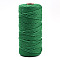 Cotton String Threads, Macrame Cord, Decorative String Threads, for DIY Crafts, Gift Wrapping and Jewelry Making, Sea Green, 3mm, about 109.36 Yards(100m)/Roll.