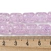 Transparent Crackle Glass Beads Strands GLAA-NH0001-04H-4