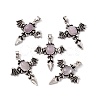 Natural Charoite Pendants KK-A173-05AS-08-1