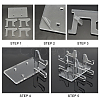 Assembled Acrylic Game Pad Controller Display Stands ODIS-WH0001-27-3