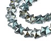 Electroplate Glass Beads Strand EGLA-S188-18-A02-3
