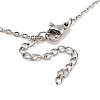 Heart 304 Stainless Steel Micro Pave Cubic Zirconia Pendant Necklaces & Bracelets & Stud Earrings Sets for Women SJEW-C004-13P-01-3