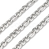 304 Stainless Steel Figaro Chains CHS-K023-05P-1